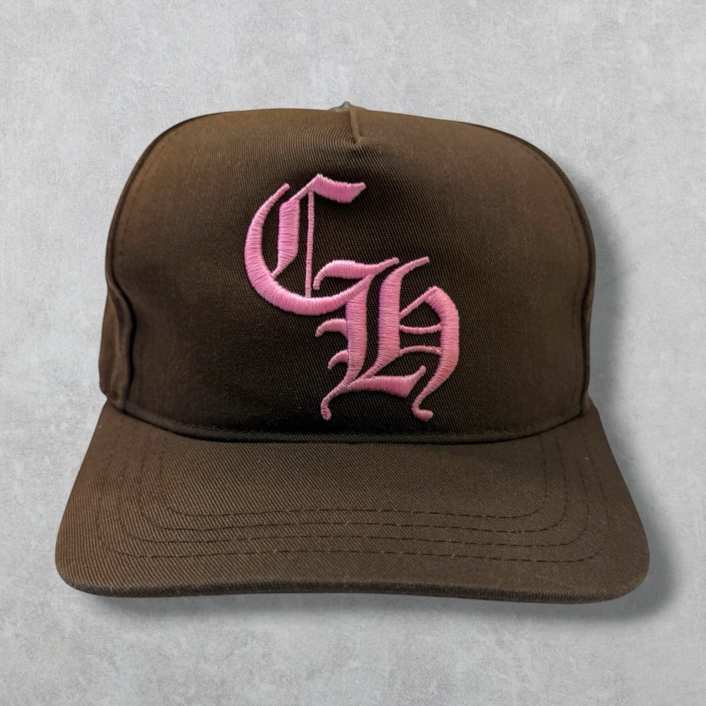 Chrome Hearts Brown/Pink CH Baseball Hat