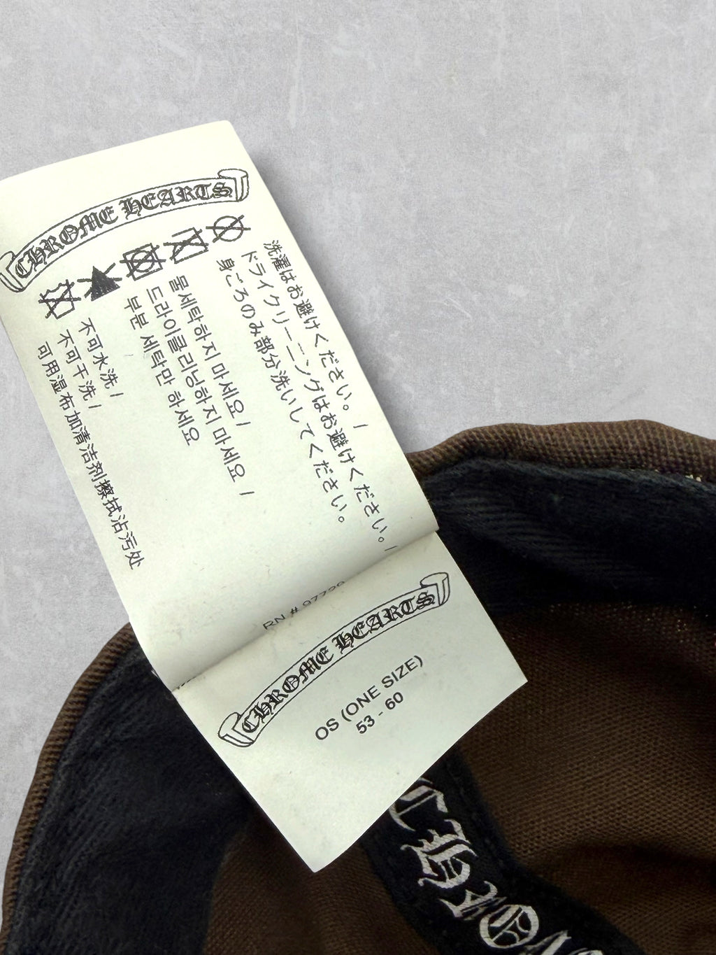 Chrome Hearts Brown/Pink CH Baseball Hat