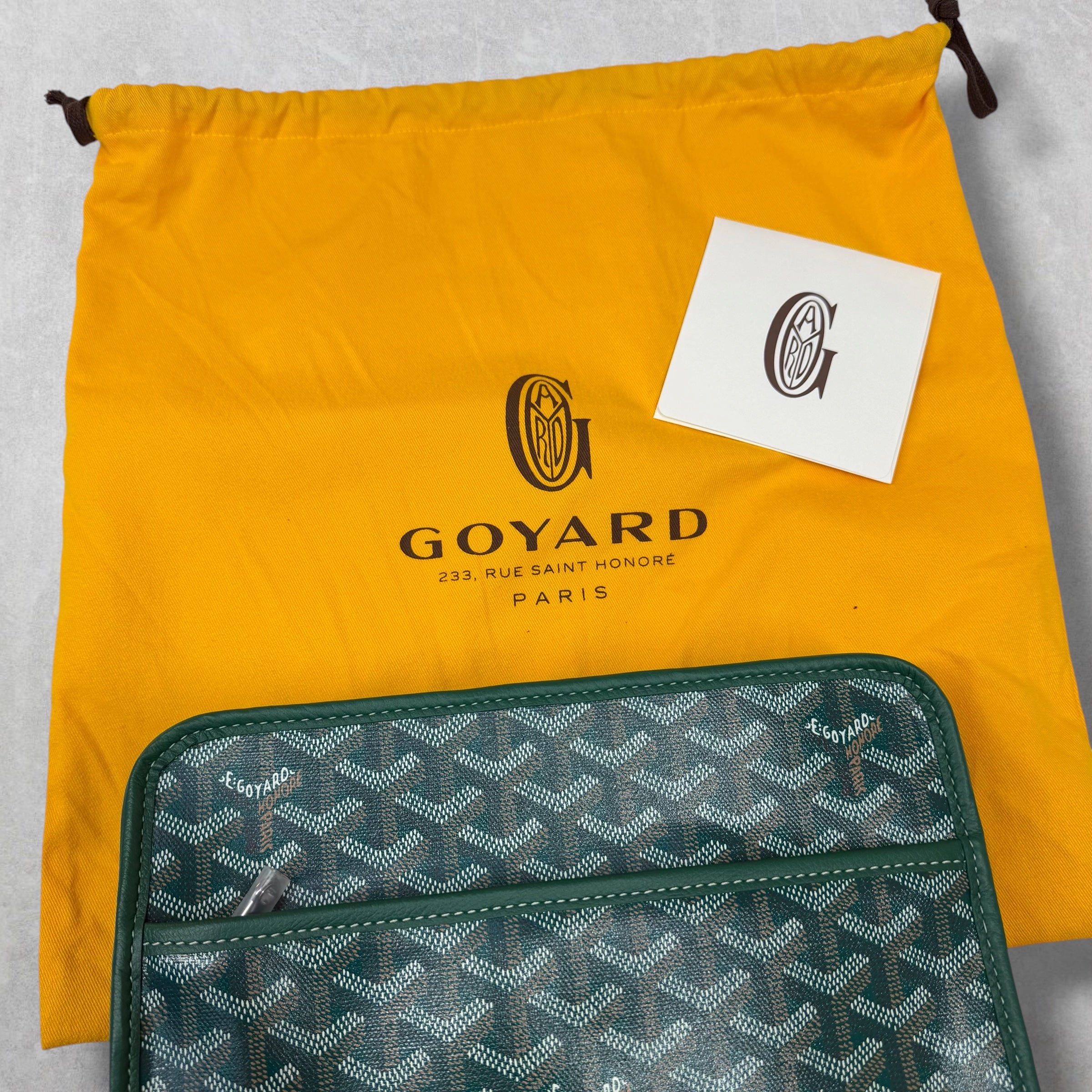 Goyard Green Jouvence PM Toiletry Bag