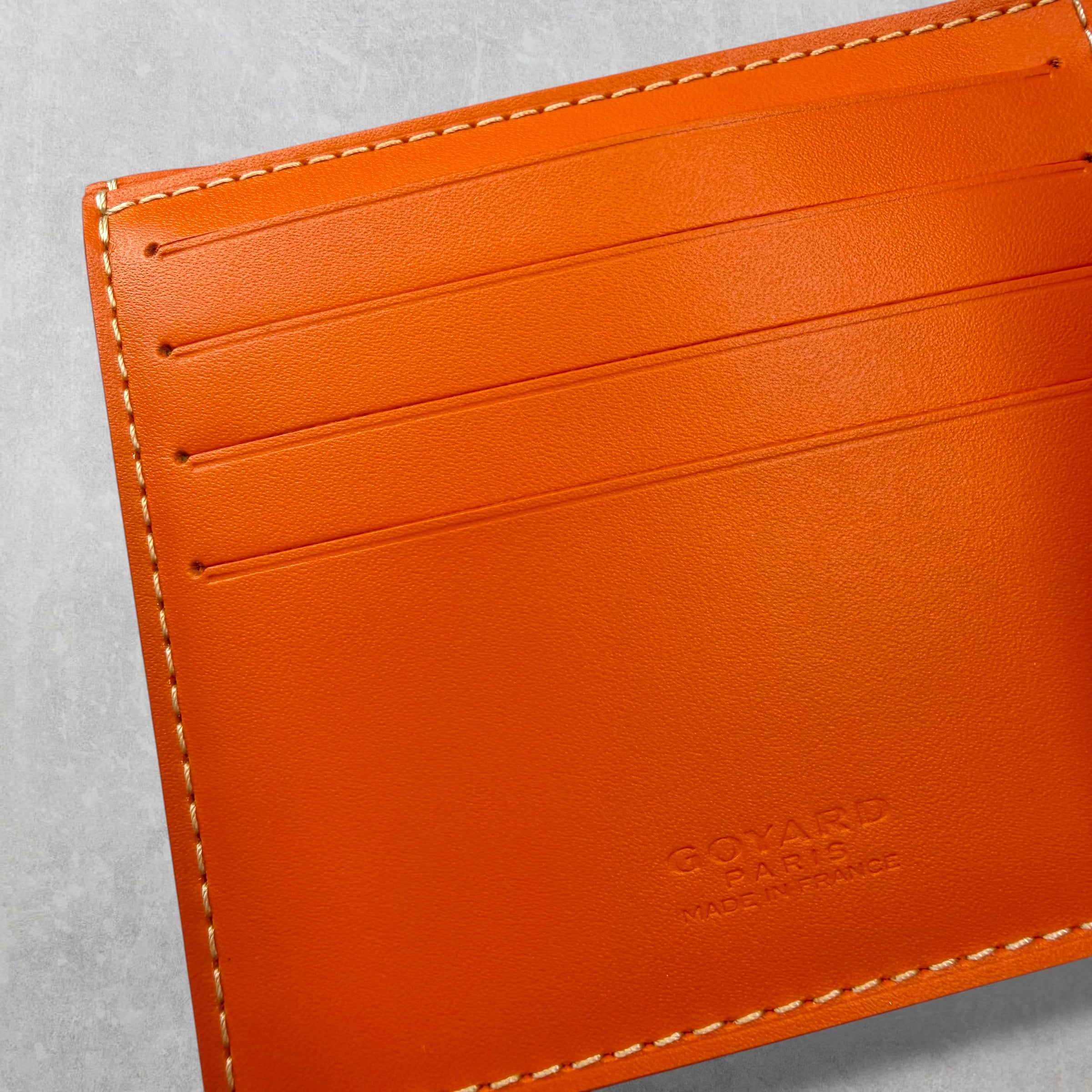Goyard Orange Victoire Wallet