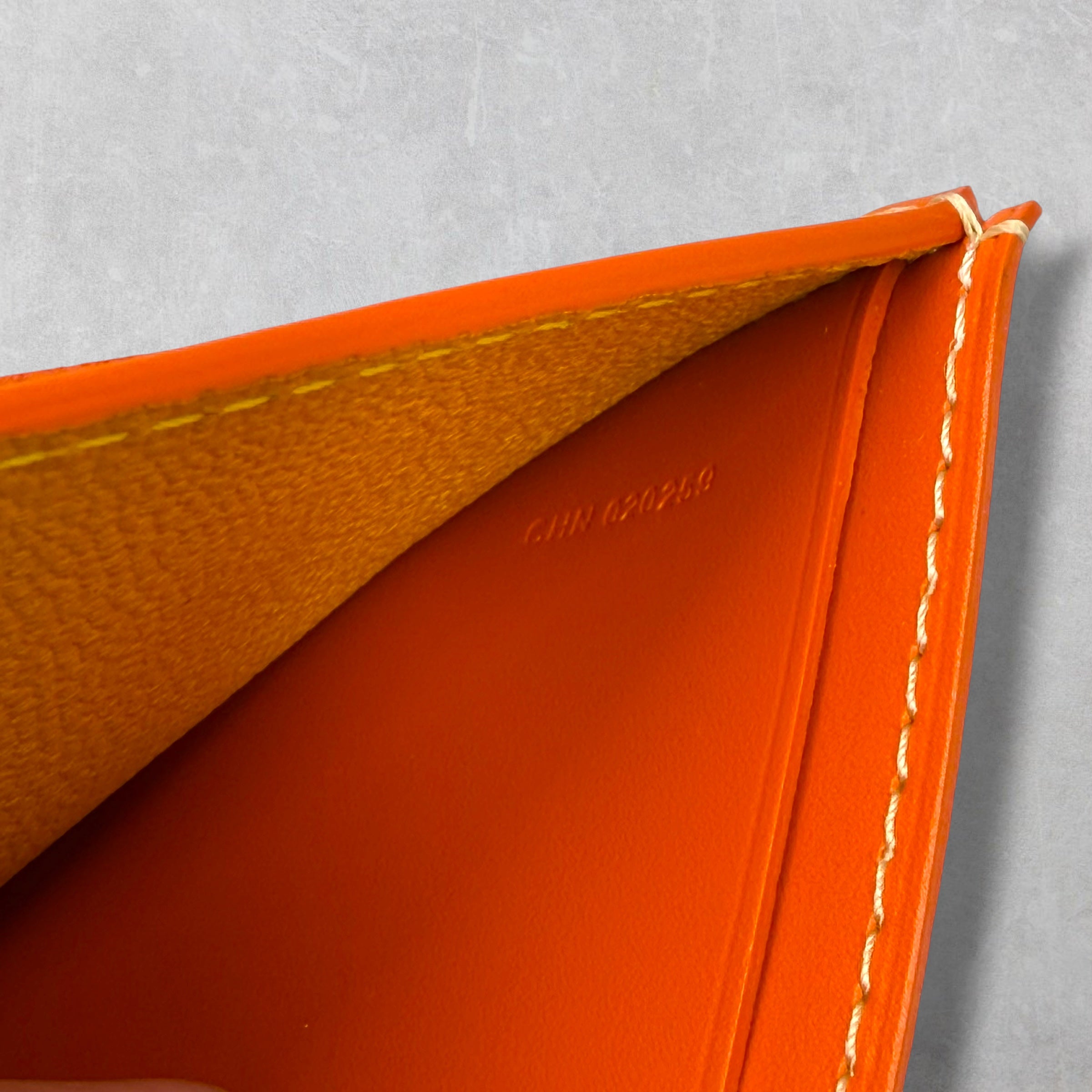 Goyard Orange Victoire Wallet