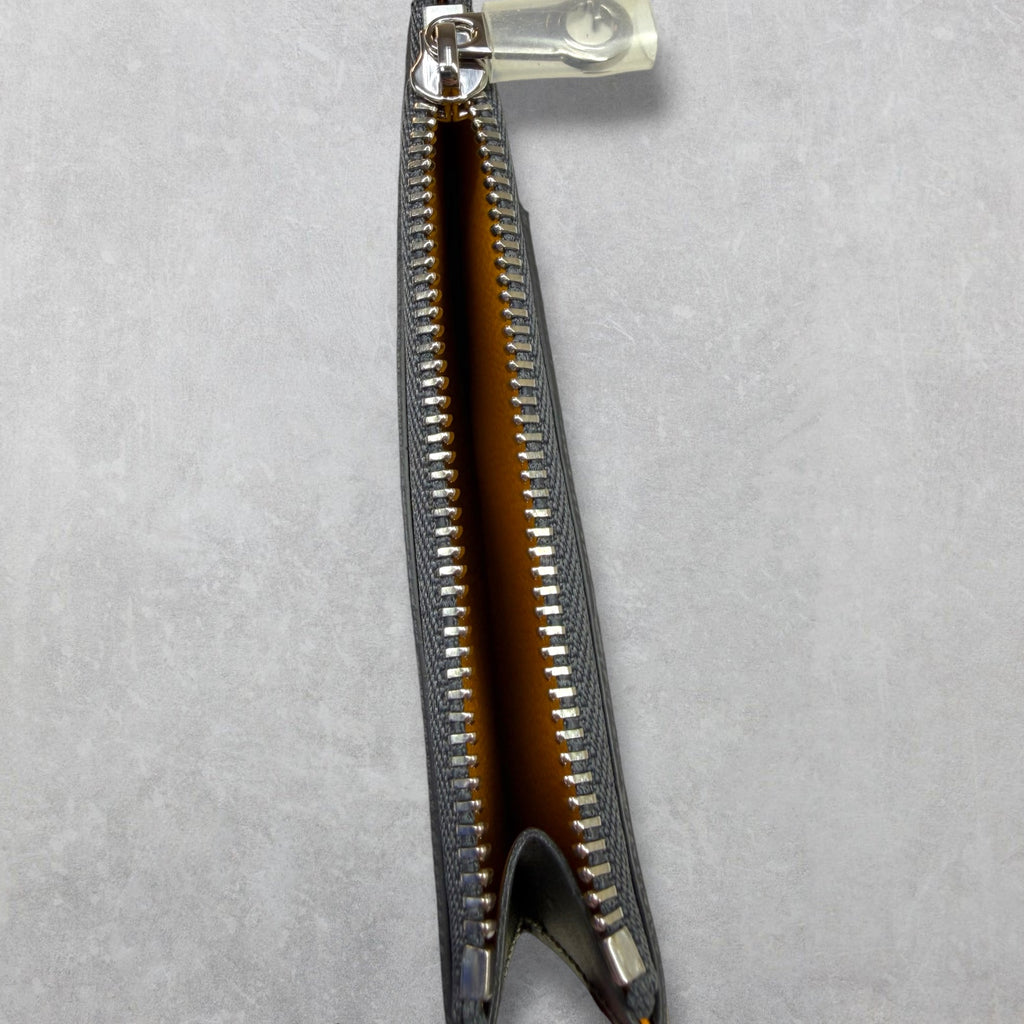 Goyard Grey Bourbon Zipped Card Holder