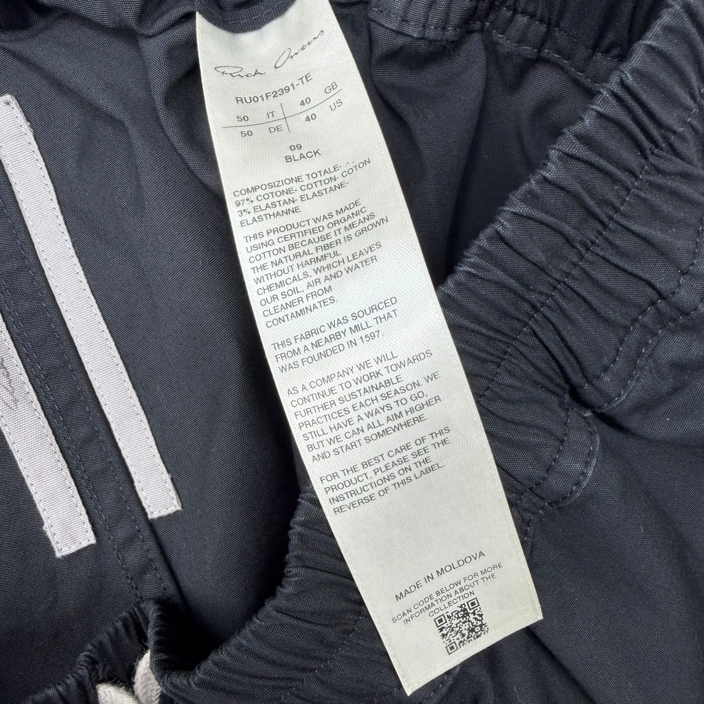 Rick Owens Black Bela Boxer Shorts 50 (M)
