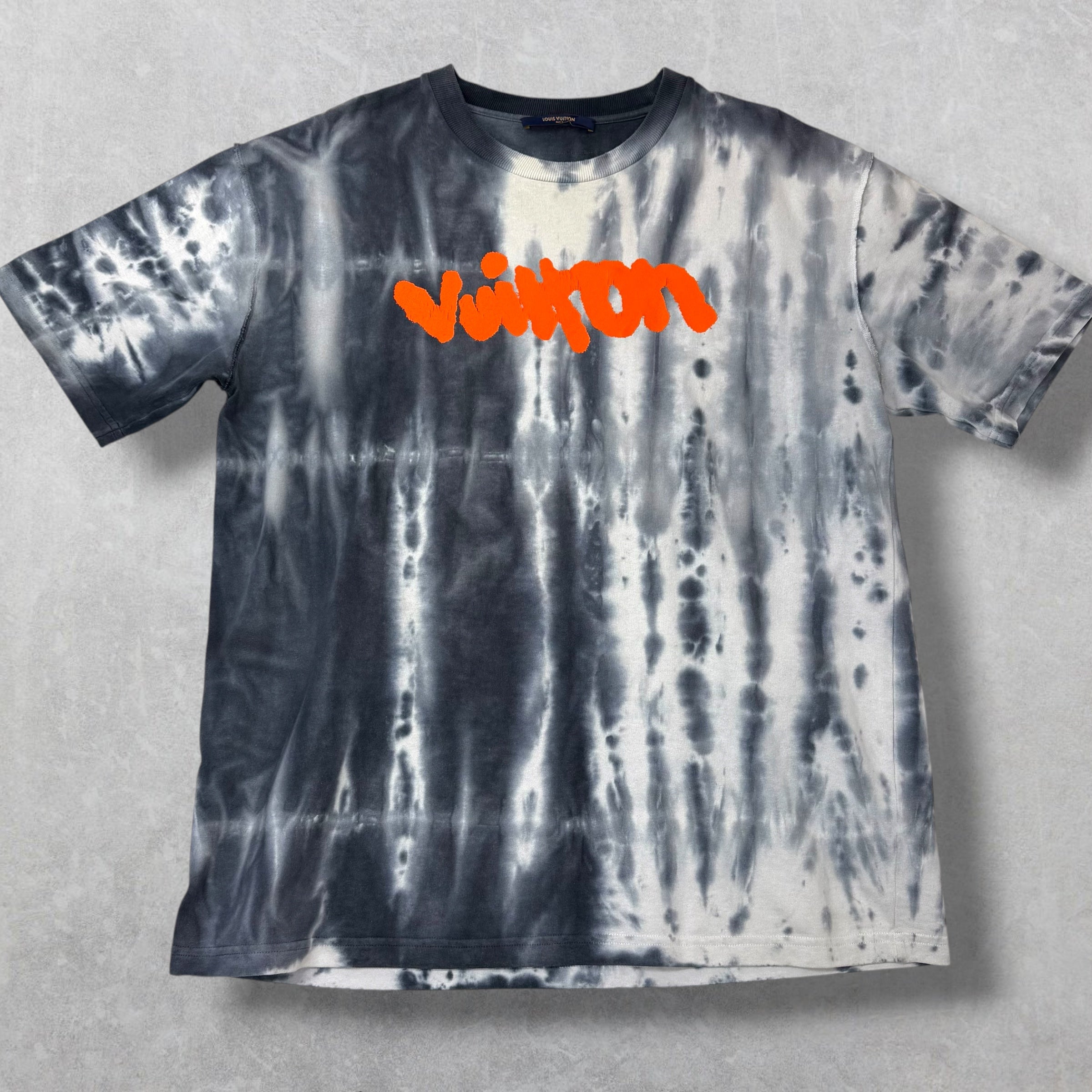 A/W22 Louis Vuitton Tie-Dye Graffiti Tee XXL