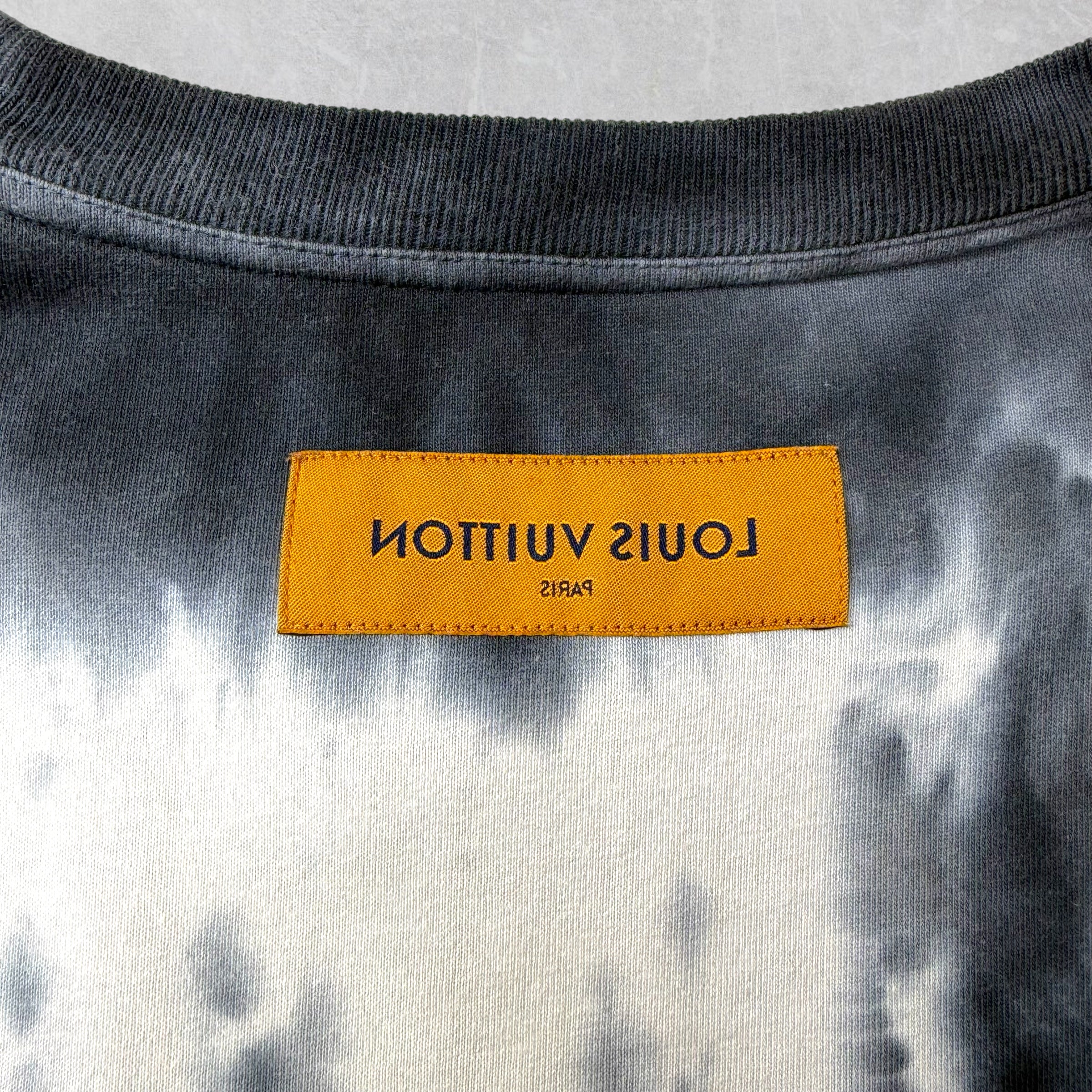 A/W22 Louis Vuitton Tie-Dye Graffiti Tee XXL