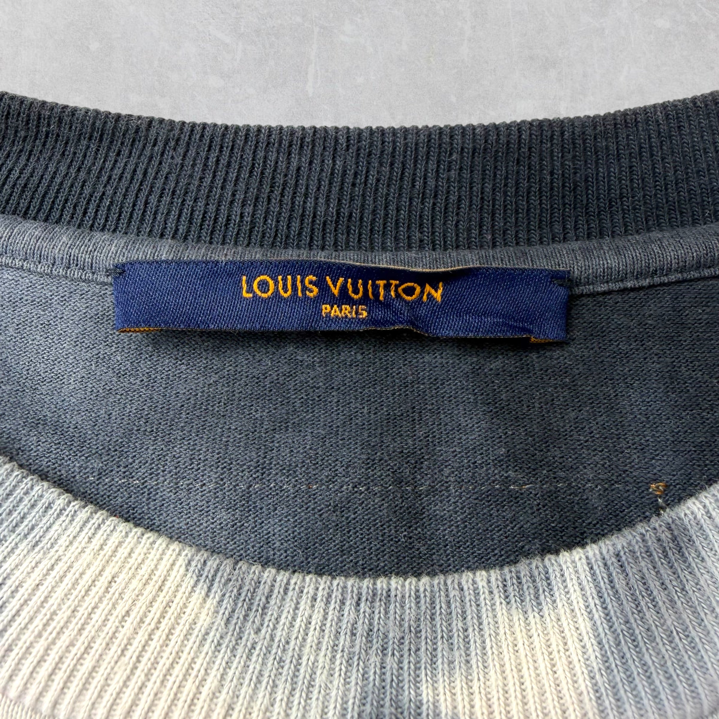 A/W22 Louis Vuitton Tie-Dye Graffiti Tee XXL