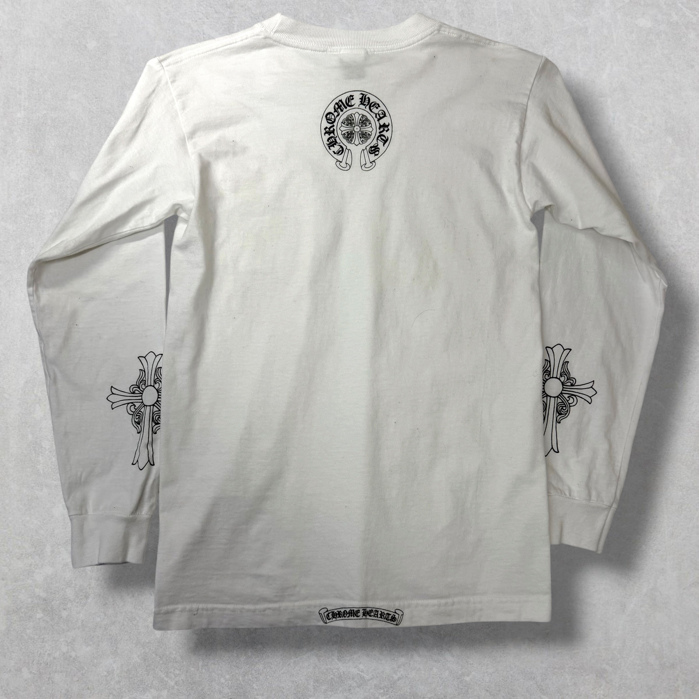 Vintage Chrome Hearts Vine Dagger Pocket Long Sleeve S