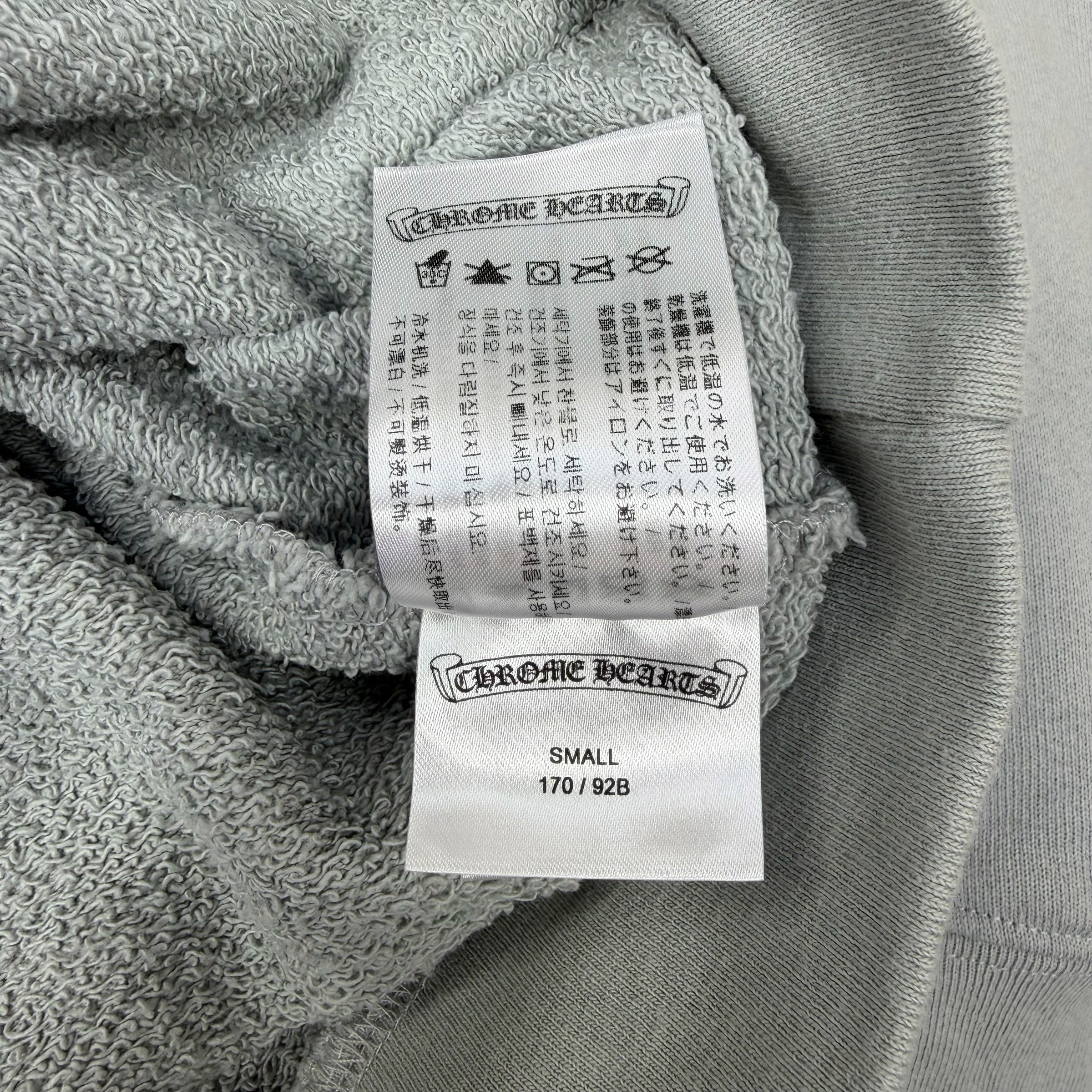 Chrome Hearts Matty Boy Grey Suggest Hoodie S