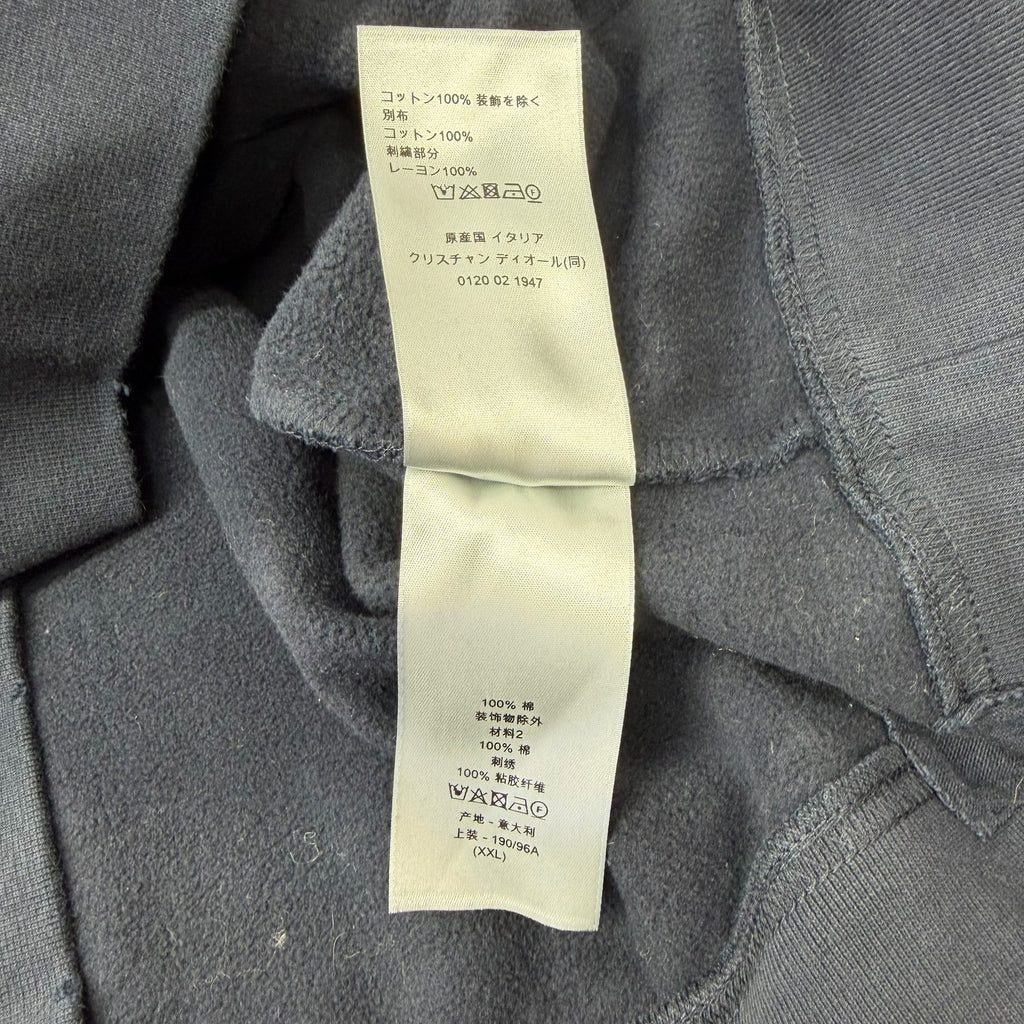 Dior x Otani Workshop Zipped Hooded Sweatshirt XXL