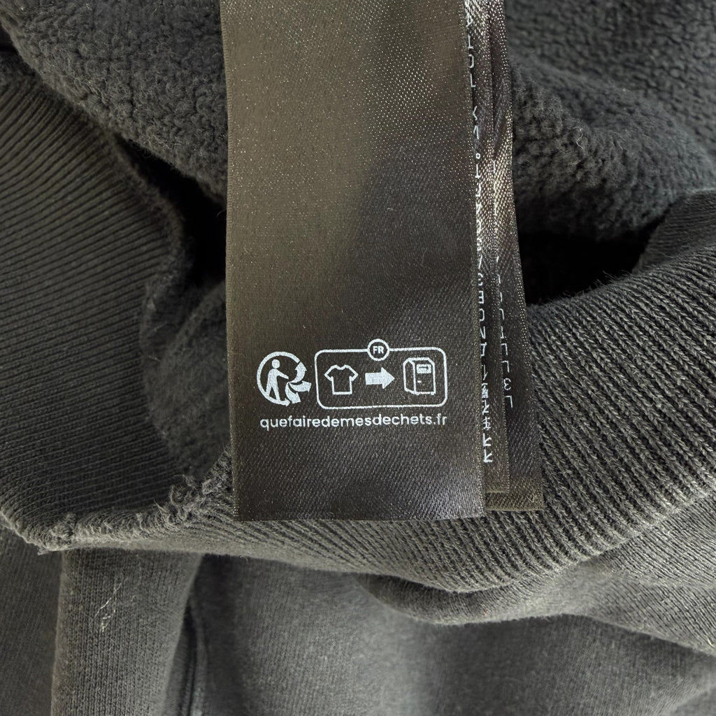 Balenciaga Faded Black Medium Fit Hoodie M