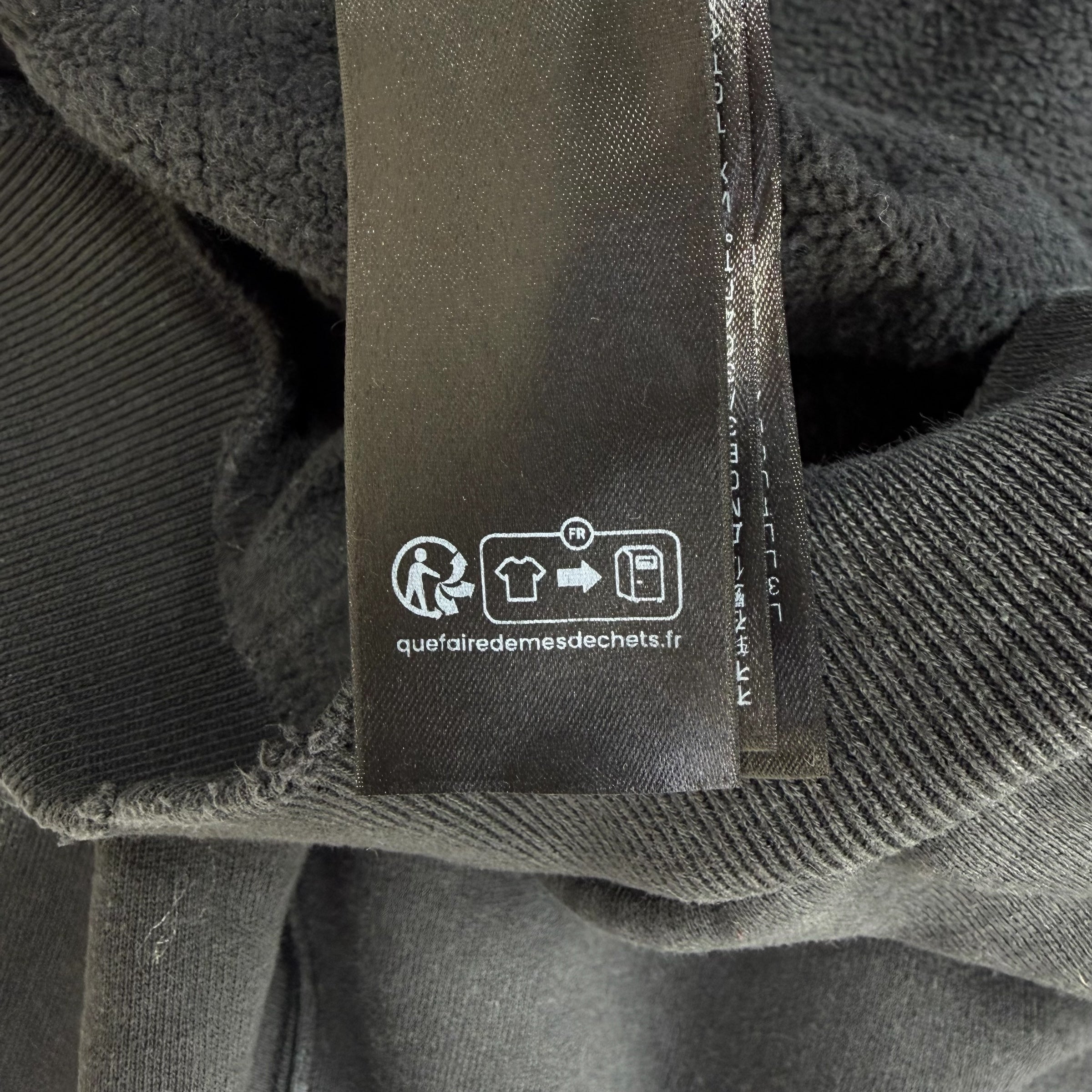 Balenciaga Faded Black Medium Fit Hoodie M