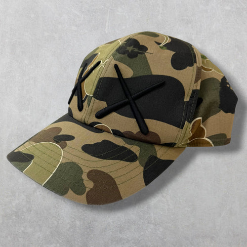 2005 Bape KAWS 1st Camo Bendy Hat L