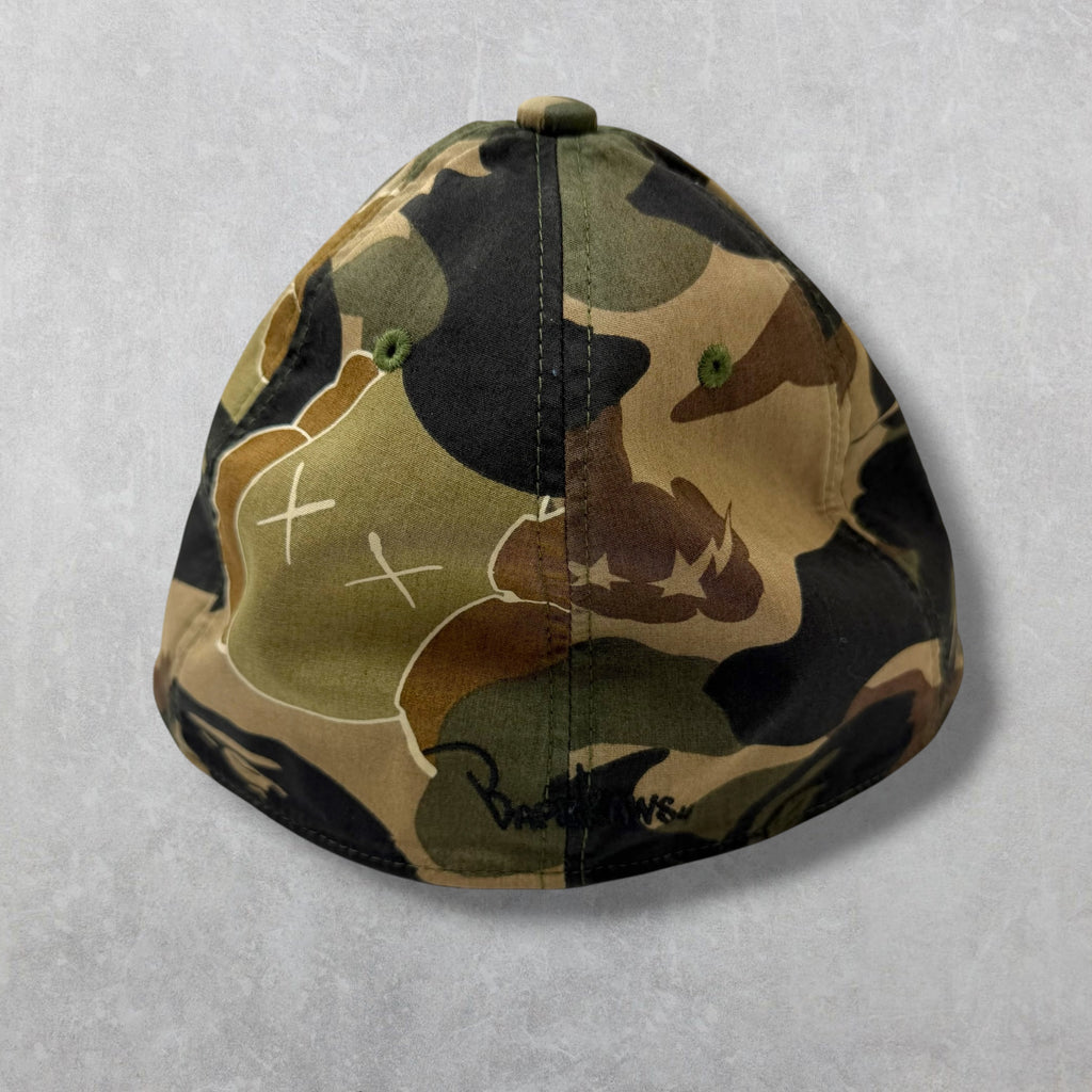 2005 Bape KAWS 1st Camo Bendy Hat L
