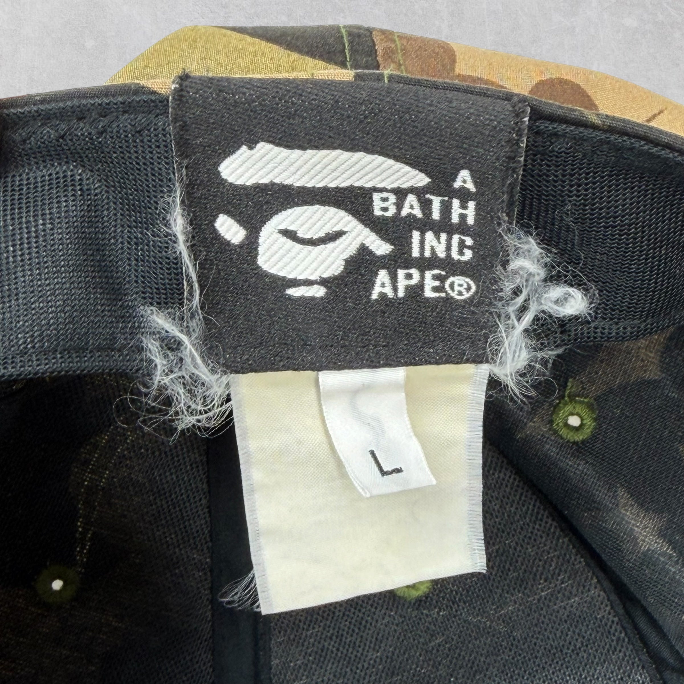 2005 Bape KAWS 1st Camo Bendy Hat L