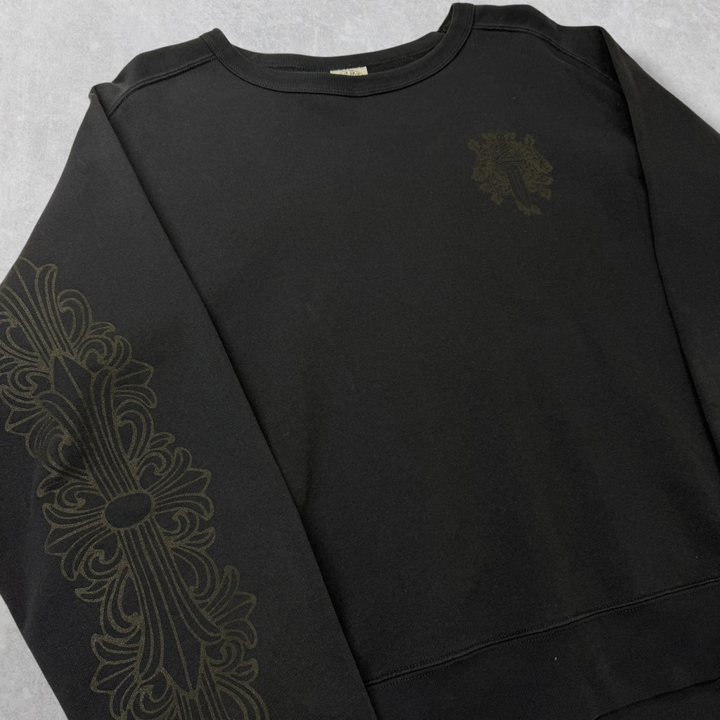 Vintage Chrome Hearts Vine Dagger Fleur Crewneck S