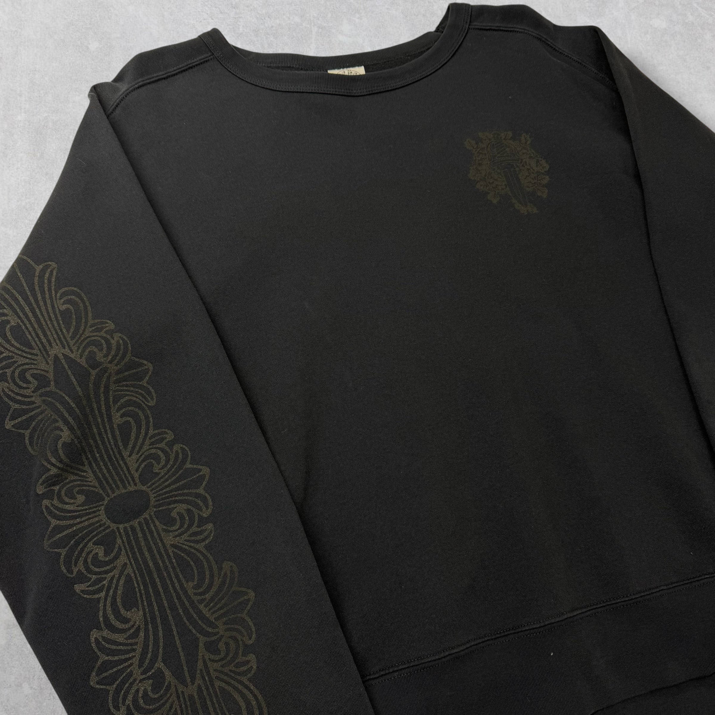 Vintage Chrome Hearts Vine Dagger Fleur Crewneck S