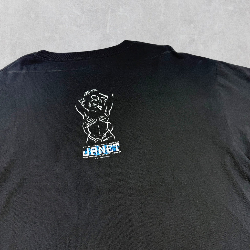 Vintage 1998 Janet Jackson "Velvet Rope" World Tour Tee XL