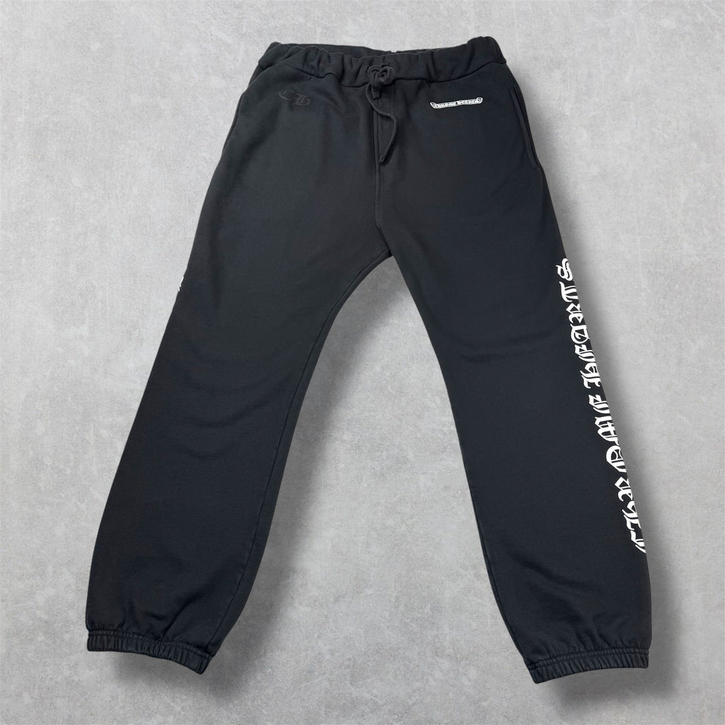 Chrome Hearts Scroll Logo Sweatpants L