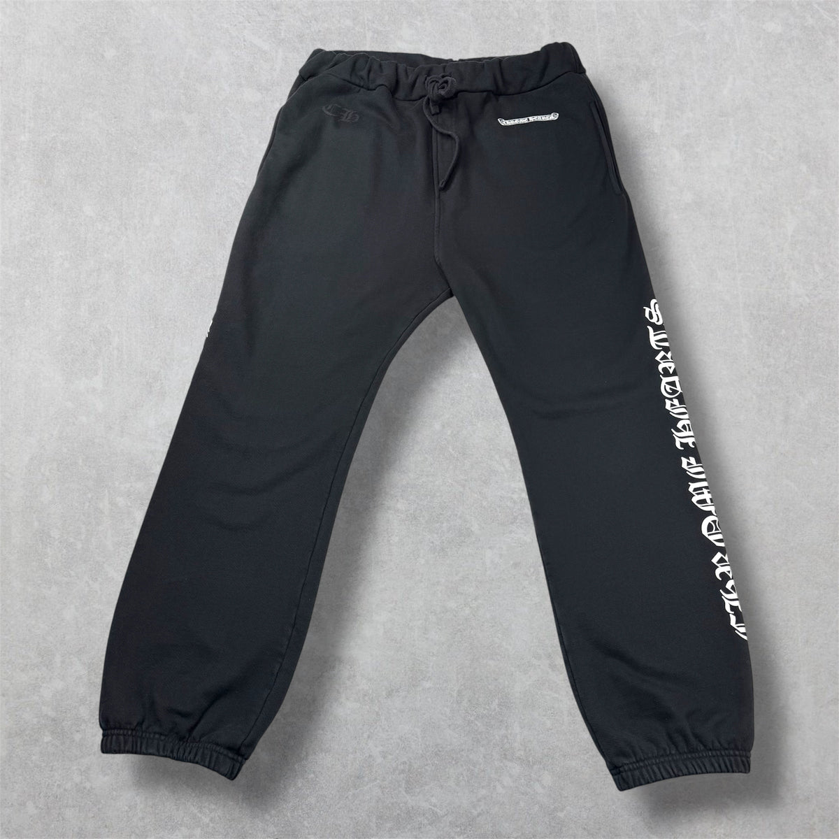Chrome Hearts Scroll Logo Sweatpants L