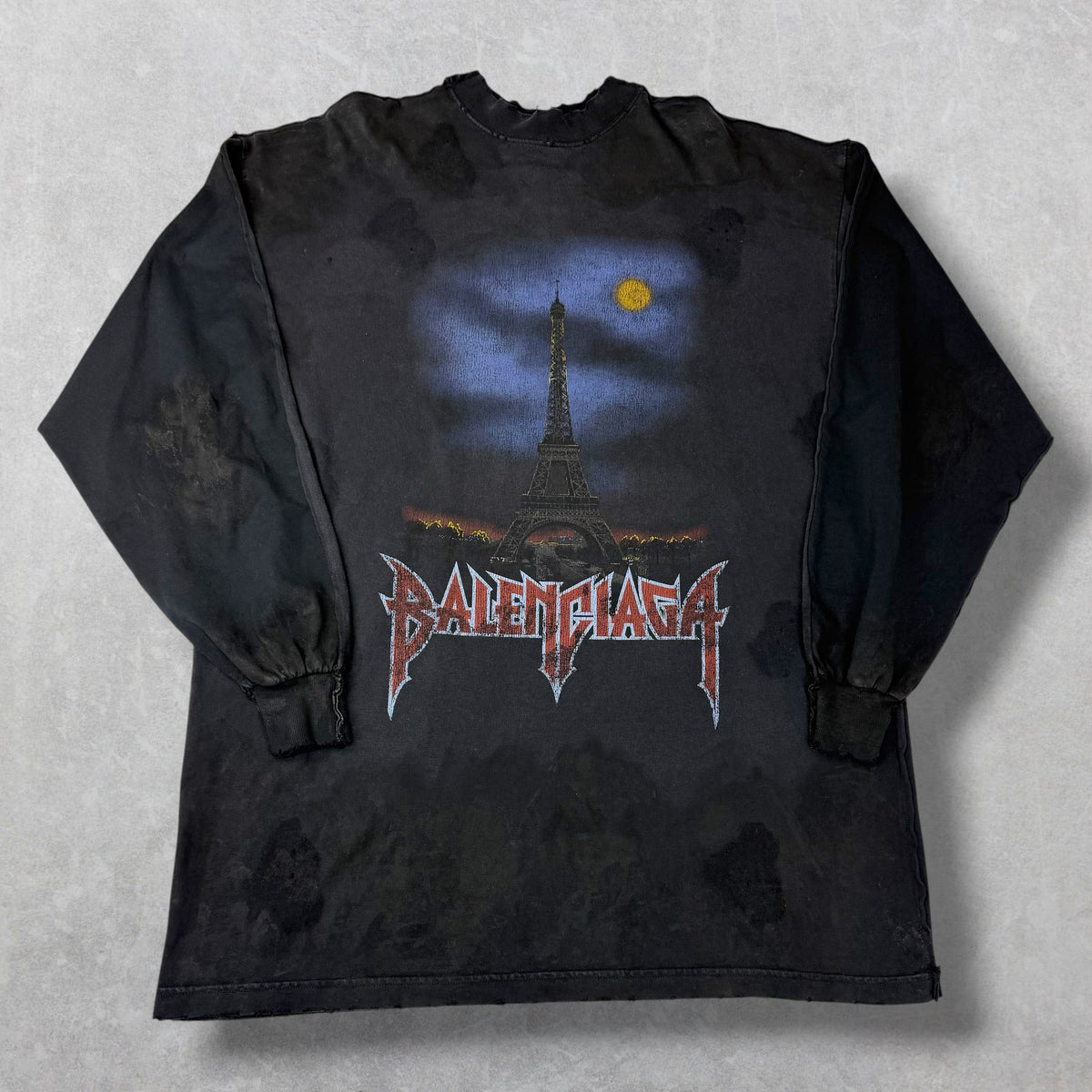 Balenciaga Paris Moon Double Front Long Sleeve 1 (XXL)