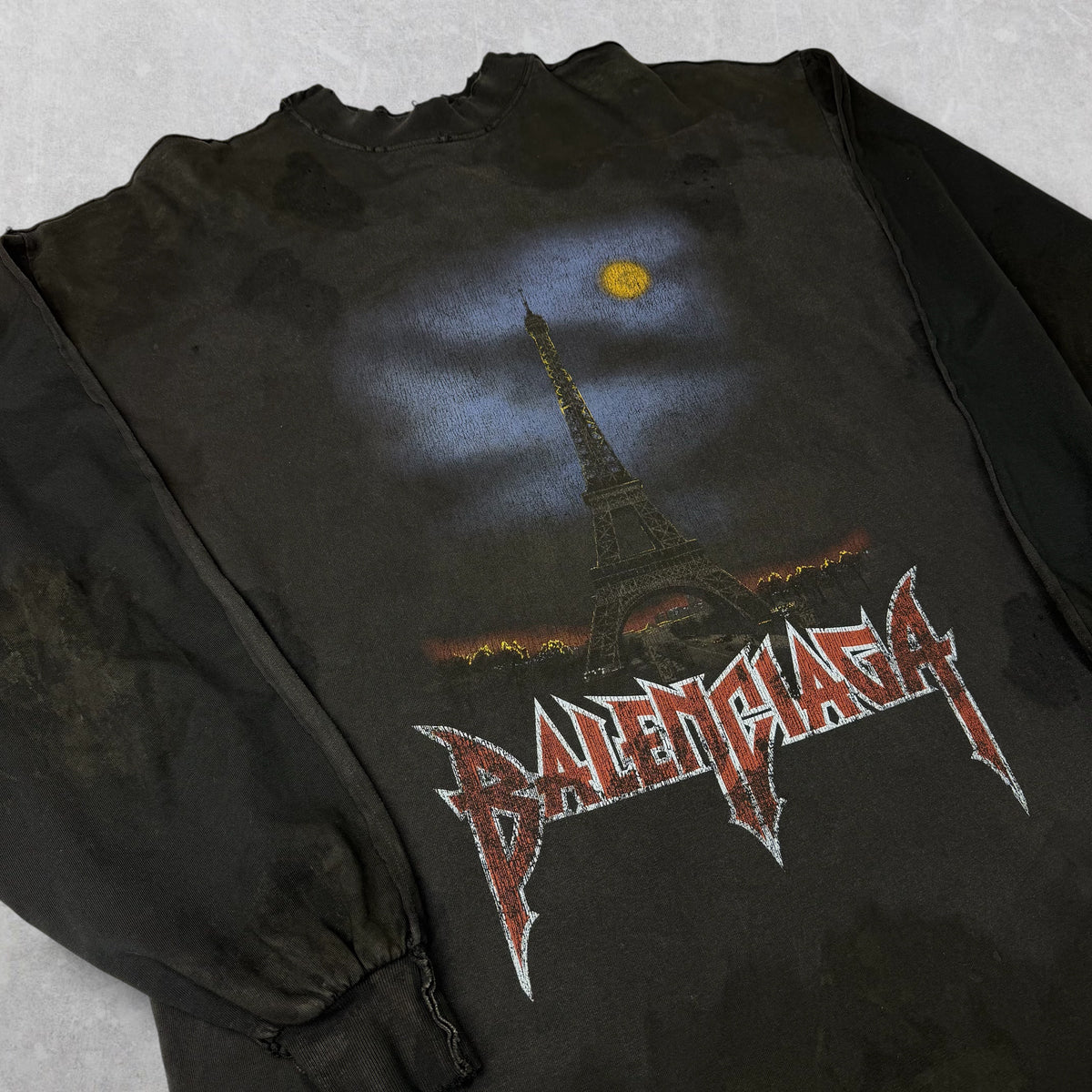 Balenciaga Paris Moon Double Front Long Sleeve 1 (XXL)